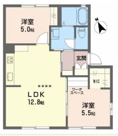 ふぁみーゆ１９３の物件間取画像